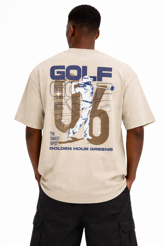 Golf 06 Golden Hour Greens Oversized Tee